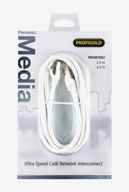 Profigold PROM7802 Network Cable White Profigold PROM7802 Network Cable White