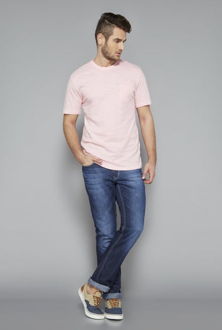 Westsport Pink Crew Neck T Shirt Westsport Pink Crew Neck T Shirt