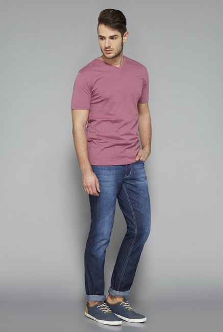 Westsport Purple V Neck T Shirt Westsport Purple V Neck T Shirt