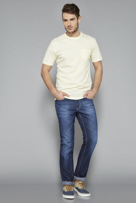 Westsport Yellow Crew Neck T Shirt Westsport Yellow Crew Neck T Shirt