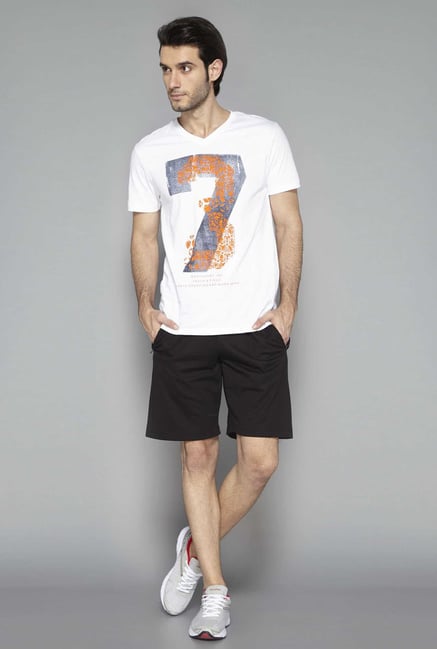 Westsport Active Black Solid Cotton Shorts Westsport Active Black Solid Cotton Shorts