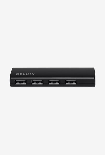 Belkin 4 Port Ultra Slim F4U040SA Desktop Hub Black Belkin 4 Port Ultra Slim F4U040SA Desktop Hub Black