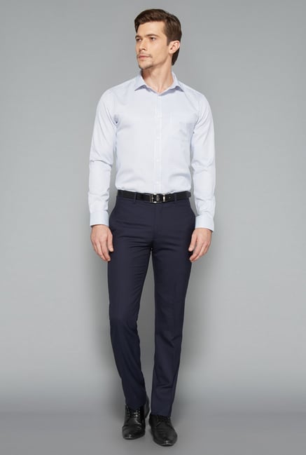 Weststreet Blue Pin Stripes Shirt Weststreet Blue Pin Stripes Shirt