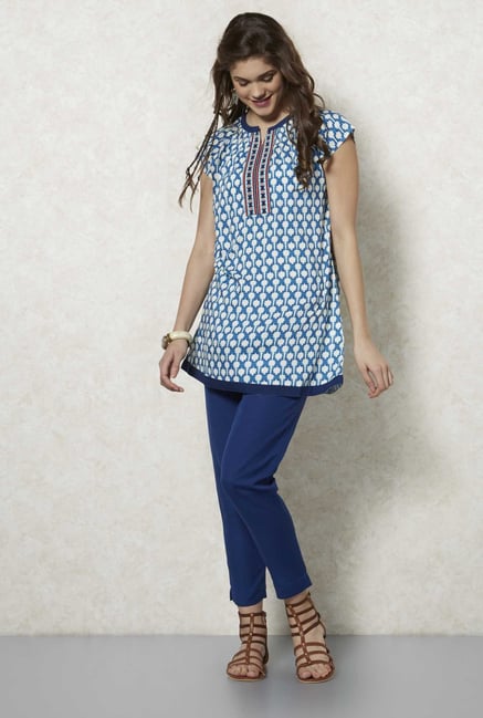 Fusion Beats Indigo Ikat Dress Fusion Beats Indigo Ikat Dress