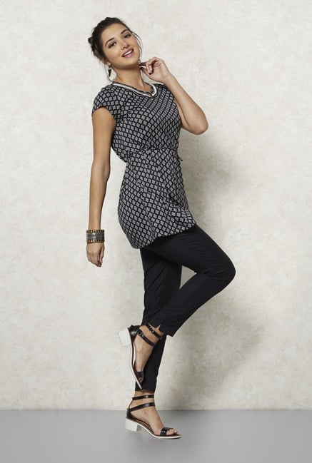 Fusion Beats Black Dhar Tunic Fusion Beats Black Dhar Tunic