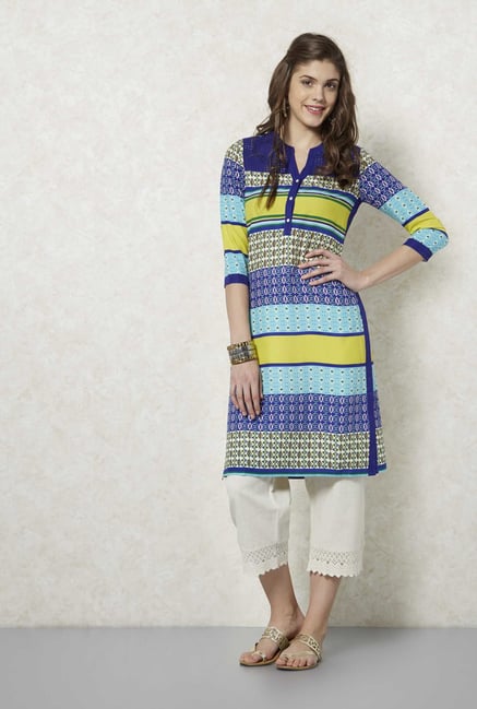 Fusion Beats Multicolor Nila Kurta Fusion Beats Multicolor Nila Kurta