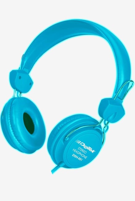 Digitek DSH 001 Over Ear Headphone Blue Digitek DSH 001 Over Ear Headphone Blue
