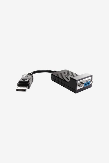 HP DisplayPort To VGA Adapter Black HP DisplayPort To VGA Adapter Black