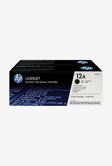 HP 2-pack LaserJet 12A Toner Cartridge Black HP 2-pack LaserJet 12A Toner Cartridge Black