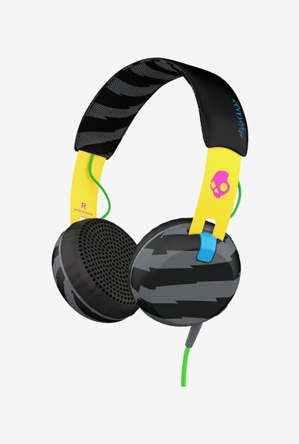 Skullcandy Grind Famed S5GRHT-466 Headphone Yellow & Black Skullcandy Grind Famed S5GRHT-466 Headphone Yellow & Black