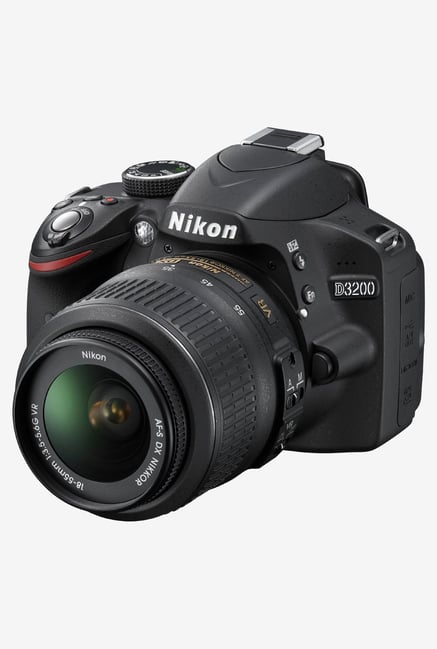 Nikon D3200 with (AF-S 18-55mm VRII Lens) DSLR Camera Black Nikon D3200 with (AF-S 18-55mm VRII Lens) DSLR Camera Black