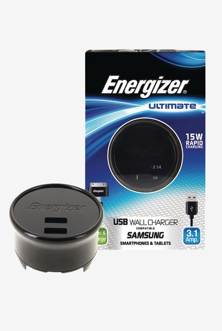 Energizer Ultimate AC2UUNUSM2 Wall Charger Black Energizer Ultimate AC2UUNUSM2 Wall Charger Black