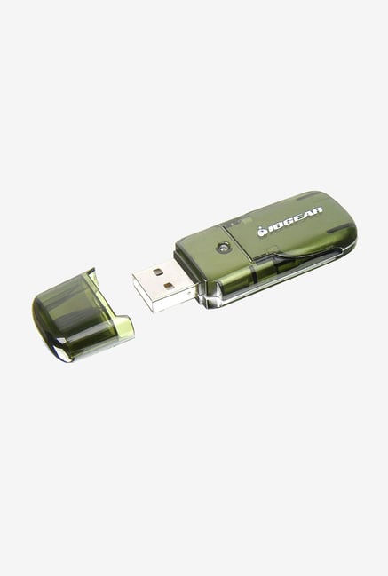 Iogear GFR201SDM Card Reader & Writer Green Iogear GFR201SDM Card Reader & Writer Green