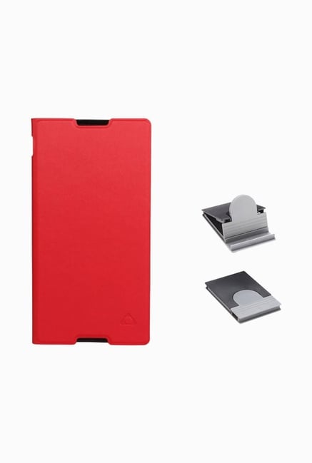 Stuffcool CRSYC3 Flip Cover for Sony Xperia C3/C3 Dual Red Stuffcool CRSYC3 Flip Cover for Sony Xperia C3/C3 Dual Red