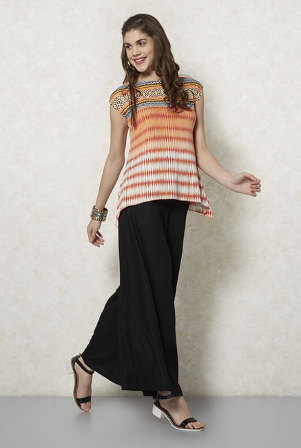 Fusion Beats Orange Kirt Top Fusion Beats Orange Kirt Top