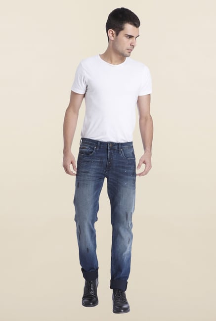 Jack & Jones Blue Raw Denim Jeans Jack & Jones Blue Raw Denim Jeans