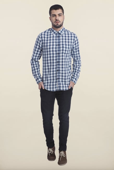 Jack & Jones Peacoat Checks Shirt Jack & Jones Peacoat Checks Shirt