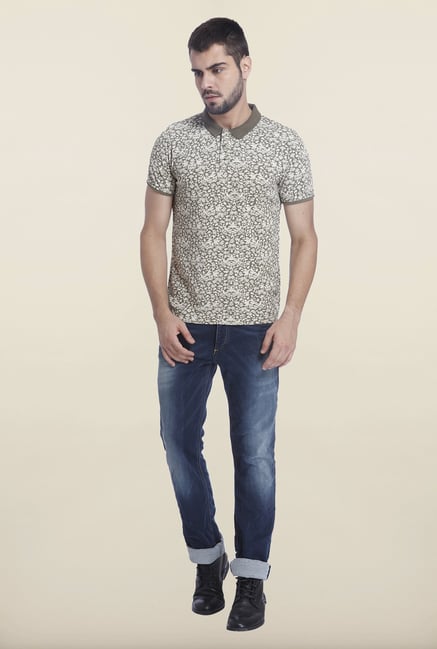 Jack & Jones Olive Polo T Shirt Jack & Jones Olive Polo T Shirt