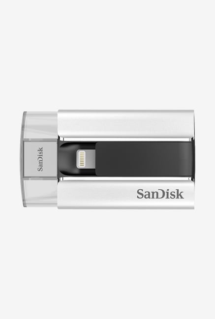SanDisk SDIX-064G-G57 64 GB Flash Drive Silver & Black SanDisk SDIX-064G-G57 64 GB Flash Drive Silver & Black