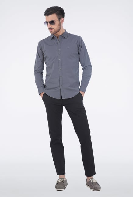 Basics Black Twill Weave Trouser Basics Black Twill Weave Trouser