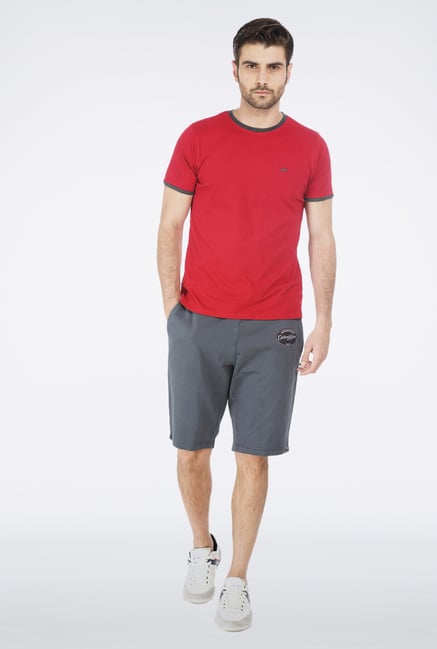 Basics Red, Green, Blue Crew Neck T Shirt Basics Red, Green, Blue Crew Neck T Shirt