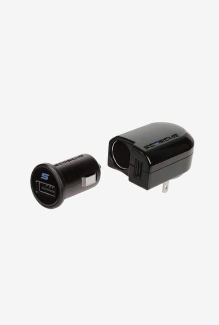 Scosche HC12VI Car Charger Black Scosche HC12VI Car Charger Black