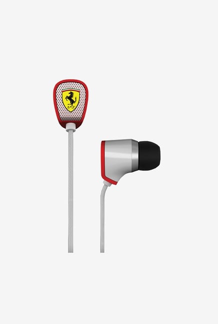 Ferrari R 100 In the Ear Headphone White Ferrari R 100 In the Ear Headphone White