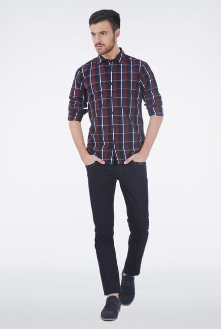 Basics Red Plaid Shirt Basics Red Plaid Shirt