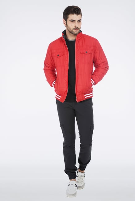 Basics Red Reversible Jacket Basics Red Reversible Jacket