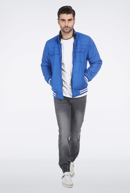 Basics Blue Reversible Jacket Basics Blue Reversible Jacket