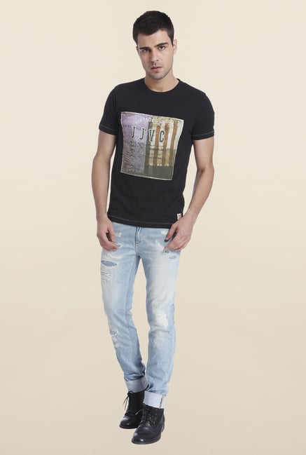 Jack & Jones Caviar Cotton T Shirt Jack & Jones Caviar Cotton T Shirt