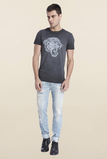 Jack & Jones Caviar Slim Fit Cotton T Shirt Jack & Jones Caviar Slim Fit Cotton T Shirt