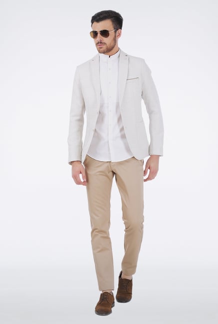 Basics White Slim Fit Shirt Basics White Slim Fit Shirt