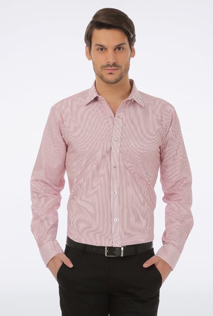 Basics Red Striped Shirt Basics Red Striped Shirt