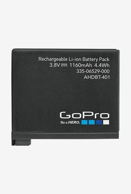 GoPro AHDBT401 1160mAh Rechargeable Battery Black GoPro AHDBT401 1160mAh Rechargeable Battery Black