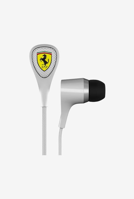 Ferrari S 100 In the Ear Headphone White Ferrari S 100 In the Ear Headphone White