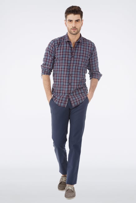 Basics Indigo Twill Woven Shirt Basics Indigo Twill Woven Shirt