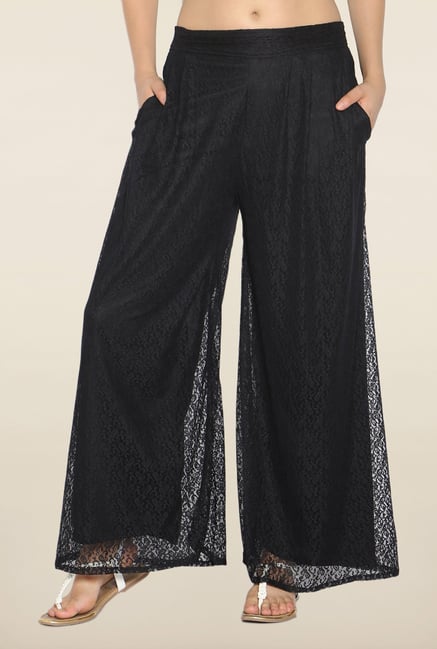 Soch Black Netted Palazzo Soch Black Netted Palazzo