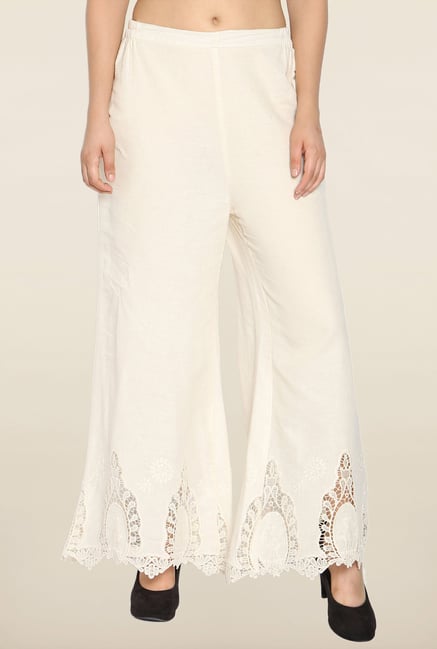 Soch Beige Lace Palazzo Soch Beige Lace Palazzo