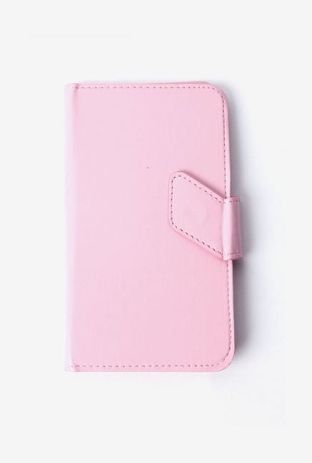 Callmate Stand Sticker Flip Cover Light Pink for KarbonnA11 Callmate Stand Sticker Flip Cover Light Pink for KarbonnA11