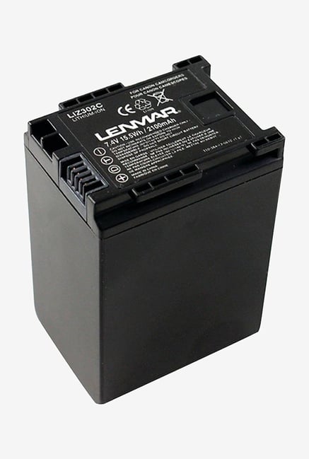 Lenmar Canon Bp-807/Bp-808/Bp-809/Bp-819/Bp-827 Battery - Black Lenmar Canon Bp-807/Bp-808/Bp-809/Bp-819/Bp-827 Battery - Black