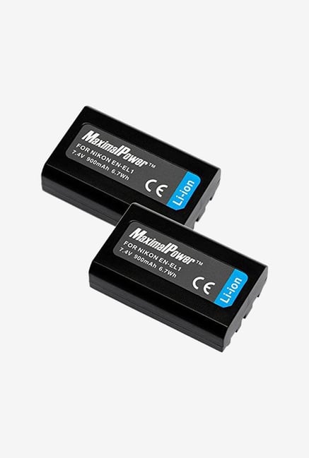 Maximal Power Db Db Nik Enel1 X2 2Pcs Maximal power Replacement Battery Camera - Black Maximal Power Db Db Nik Enel1 X2 2Pcs Maximal power Replacement Battery Camera - Black