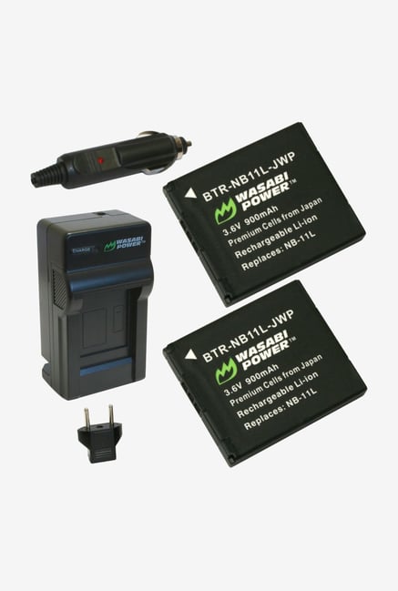 Wasabi Power Battery - 2-Pack And Charger For Canon Wasabi Power Battery - 2-Pack And Charger For Canon