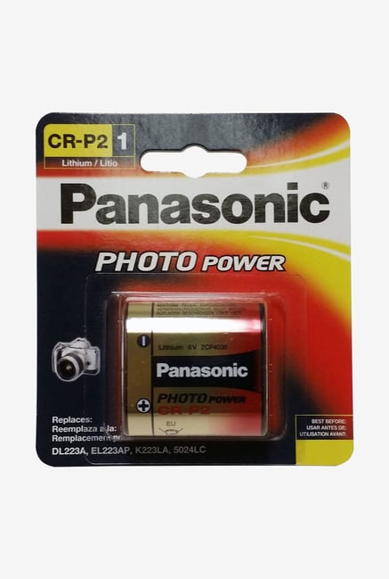 Panasonic Photo Power Cr-P2Pa/1B Lithium Battery - Gold Panasonic Photo Power Cr-P2Pa/1B Lithium Battery - Gold
