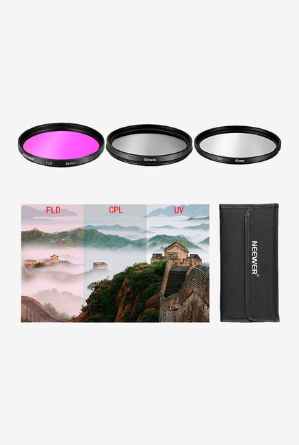 Neewer 82 mm 10001629 Filter Kit (3 Piece) Black Neewer 82 mm 10001629 Filter Kit (3 Piece) Black