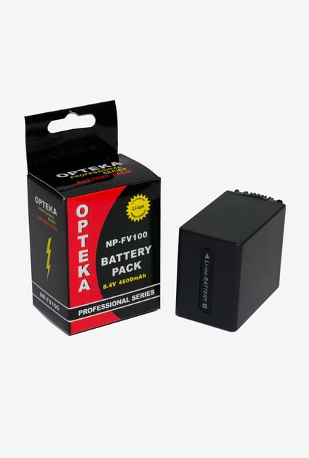 Opteka Np-Fv100 4500Mah Ultra High Capacity Li-Ion Battery Pack For Sony Handycam Camcorders Opteka Np-Fv100 4500Mah Ultra High Capacity Li-Ion Battery Pack For Sony Handycam Camcorders