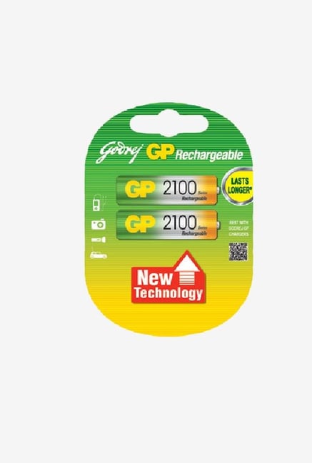 Godrej GP 2xAA 2100 mAh Rechargeable Battery Godrej GP 2xAA 2100 mAh Rechargeable Battery