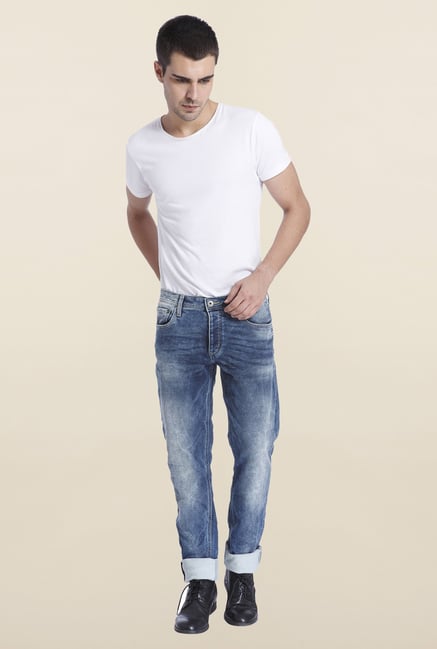 Jack & Jones Blue Denim Tim Jeans Jack & Jones Blue Denim Tim Jeans