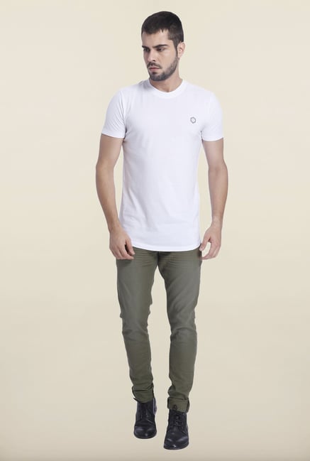 Jack & Jones White Casual Cotton T Shirt Jack & Jones White Casual Cotton T Shirt