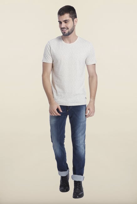 Jack & Jones Rainy Day Crew Neck T Shirt Jack & Jones Rainy Day Crew Neck T Shirt